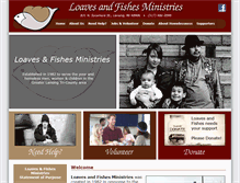 Tablet Screenshot of loavesandfisheslansing.org